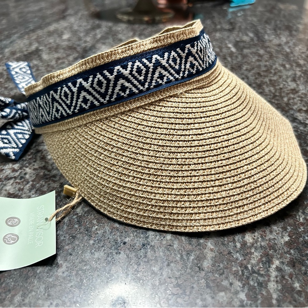 Sea & Grass straw visor